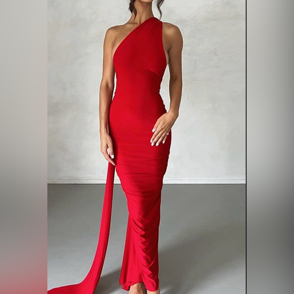 ABYOVRT Backless Bodycon Sleeveless Open Back Elegant Cocktail Long Dress